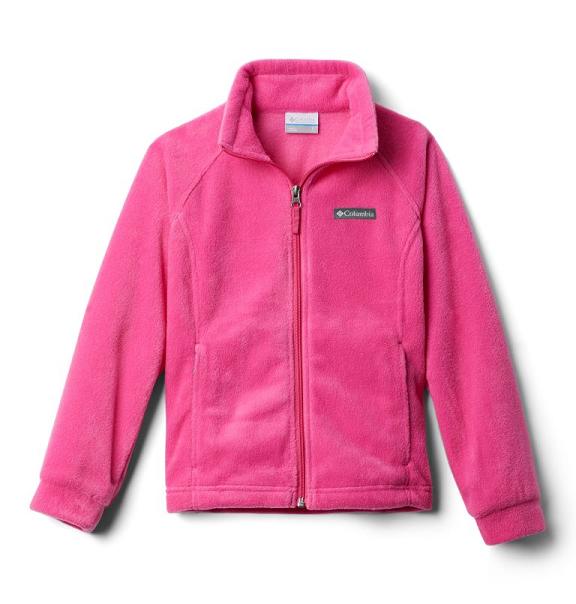 Columbia Benton Springs Fleece Jacket Pink For Girls NZ60872 New Zealand